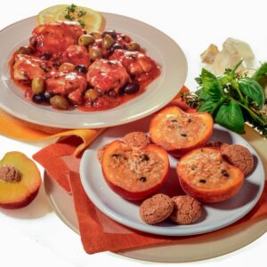 PESCHE ALL'AMARETTO - POLLO ALLA PROVENZALE - 8456-S 2001