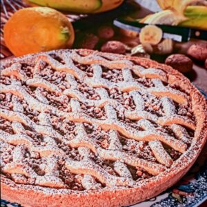 S 54970 CROSTATA DI AMARETTI E BANANE
