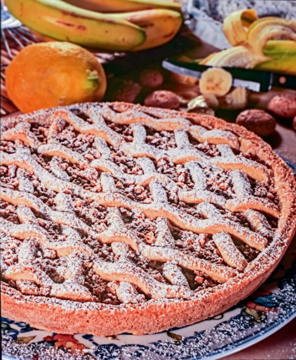 S 54970 CROSTATA DI AMARETTI E BANANE