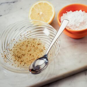 INSALATA DI RISO SELVAGGIO WILDE CON ARANCE, SCAMPI E CECI (STEP 2) - S2504242