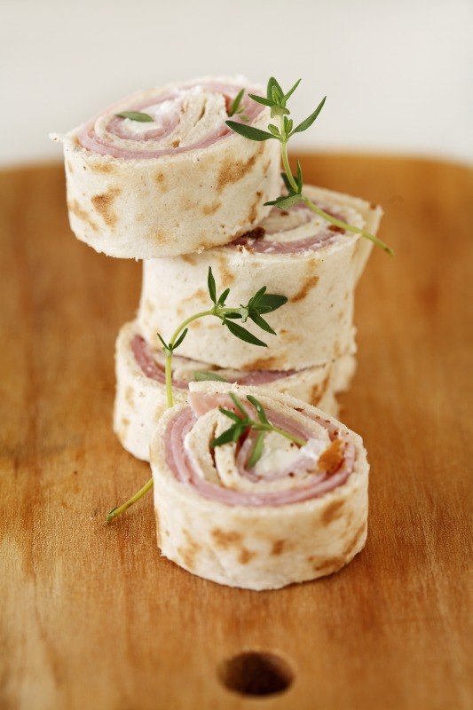 SPIRALI DI PROSCIUTTO DI PRAGA CHEVRE TIMO - 1225
