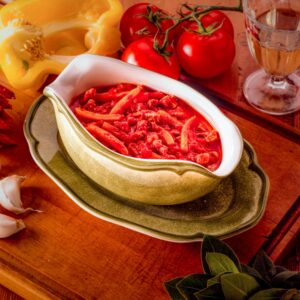 RAGÙ DI AGNELLO E PEPERONI