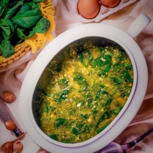 STRACCIATELLA AGLI SPINACI