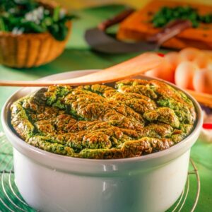 S64970 SOUFFLÉ DI SPINACI E PROSCIUTTO