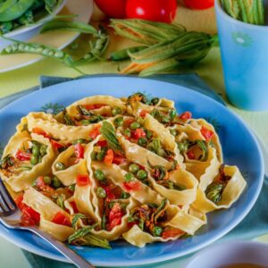 REGINETTE AI PISELLI E FIORI DI ZUCCA - S1400 - 7702