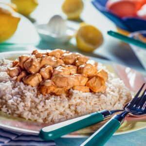 POLLO CON CREMA DI RISO ALL'INGLESE - S649701 - 7730