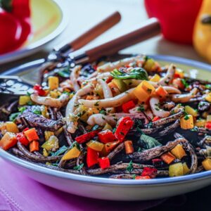 S45980 PASTA E MOLLUSCHI - BUCATINI AL NERO DI SEPPIA