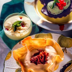 COUPELLES AL GELATO ALLO ZABAIONE, CONCHIGLIE DI CIOCCOLATO AFTER EIGHT - S 26970 - 7755