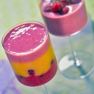 SMOOTHIES, ROSSO , AL LAMPONE E ALBICOCCA E FRAGOLA - S 0304053 - 5250