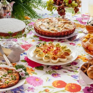 QUICHE AL SALMONE OMELETTE CON ASPARAGI E CHAMPIGNONS MACEDONIA ESOTICA TORTA DI CAROTE UOVA SODE FARCITE - 2772