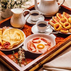 SFOGLIATINE SALATE RIPIENE FRITTATINE AL PROSCIUTTO PANCETTA CON LE UOVA - GI 46810