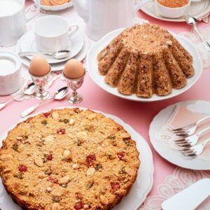 BUDINO DI NOCCIOLE E TORTA DI PANE E MANDORLE AI CANDITI - S174850 - 2877