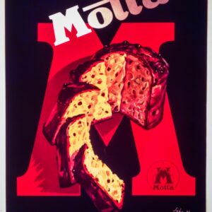 MANFESTO VINTAGE PANETTONE MOTTA - 8858