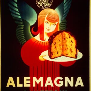 MANFESTO VINTAGE PANETTONE ALEMAGNA - 8906