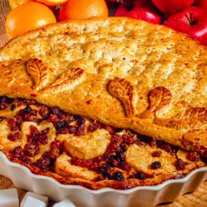 TORTA CON MELE E ARANCE - 8948