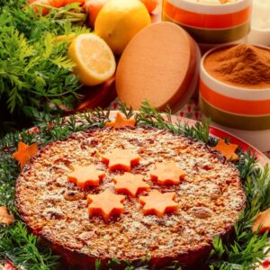 TORTA DOLCE DI CAROTE CON LE MANDORLE - GR1909 - 8976