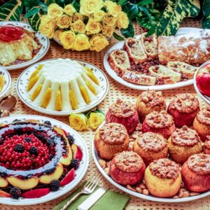 STRUDEL DI MELE, CREME CARAMEL, BUDINO DI ARANCE, ASPIC DI FRUTTA - A44790 - 9076