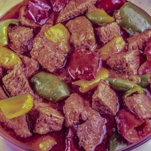 S 121890 SPEZZATINO AI PEPERONI