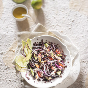INSALATA DI RISO VENERE CON POLPA DI GRANCHIO - 0353