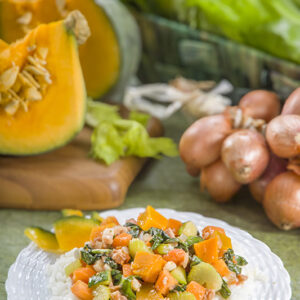 RISO AGLI ORTAGGI E PROSCIUTTO - K3096