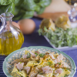 RAVIOLI CON I CARCIOFI E PAGELLO - GT6J3311