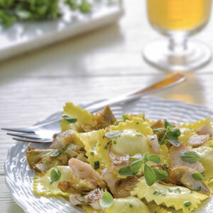 RAVIOLI CON I CARCIOFI E PAGELLO - GT6J3324