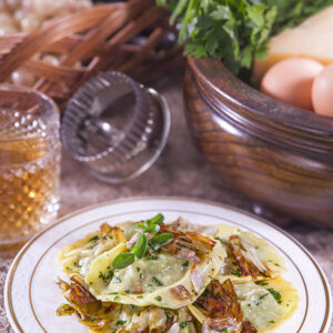 RAVIOLI CON CARCIOFI - 3367