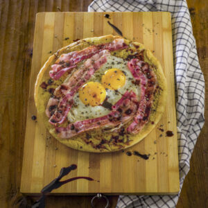 Focaccia con uova e bacon - 8850