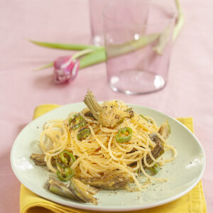 CARBONARA DI CARCIOFI E FRIGGITELLI - 9155