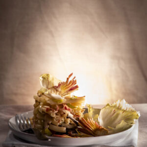 CASERECCE CON RADICCHIO VARIEGATO CARCIOFI E SPECK - 4745