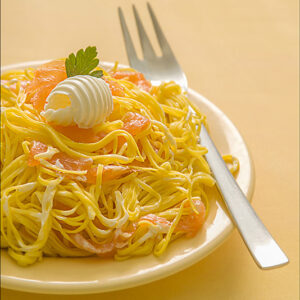 TAGLIOLINI CON SALMONE E VODKA - GT6J2714