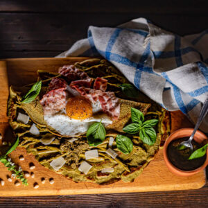 CREPE AL PESTO CON ASPARAGI - 2536