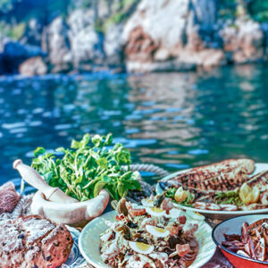 PANDOLCE GENOVESE E PESCE GRIGLIATO - 1117