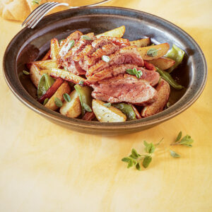 PETTO D'ANATRA CON TACCOLE E PATATE - 6401