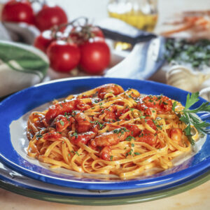 TAGLIOLINI CON CALAMARI E SCAMPI - S47950 - 7553