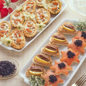 BARCHETTE AL SALMONE E AI FRUTTI DI MARE - A52830 - 8311