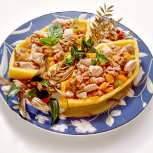 BARCHETTE DI POLENTA CON TACCHINO - S255910 - 8259