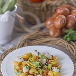 CONCHIGLIE CON MERLUZZO E ZUCCHINE ALLA NAPOLETANA - 4035