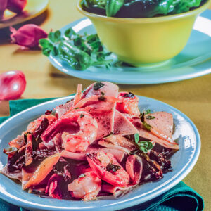 STRACCI DI GRANO SARACENO CON PEPERONCINI VERDI E GAMBERI - S 2503648