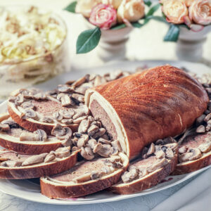 POLPETTONE AI FUNGHI IN CROSTA DI PANE - 8460