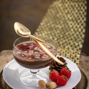 CIOCCOLATA CON FRAGOLE E MANDORLE - 8264