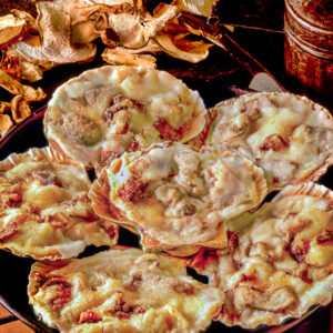 CONCHIGLIE DI CAPESANTE AI PORCINI - A35780 - 53563