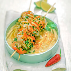 CREMA DI AVOCADO CON SPIEDINI DI TONNO AL BACON - S2304776 - 77132