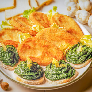 CROCCHETTE DI FORMAGGIO E CROSTINI AGLI SPINACI - GR2089 - 4661