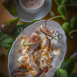 SPIEDINI DI POLLO E FICHI - 9194