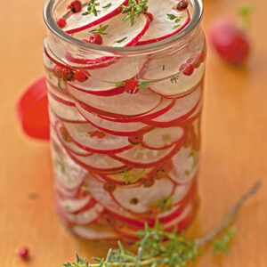 RAPANELLI SOTTACETO CON BACCHE ROSA E TIMO - 5463