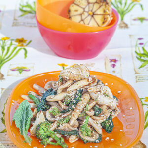 MARITATI CON CIME DI RAPE BORRAGINE PAPRICA E SESAMO - 4608