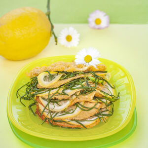 PICNIC - TORRE DI SEDANO RAPA IMAPANATO FRITTO CON LIMONE E BARBA DI FRATE - 4631