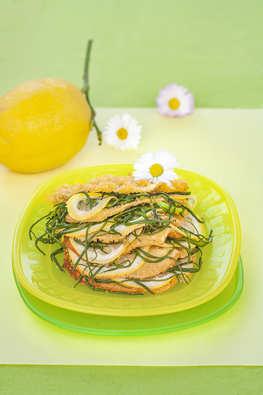 PICNIC - TORRE DI SEDANO RAPA IMAPANATO FRITTO CON LIMONE E BARBA DI FRATE - 4631