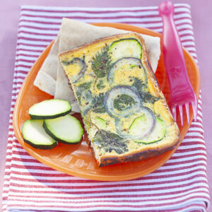 PICNIC - FRITTATA CON CIPOLLE ROSSE ZUCCHINE E ORTICHE E PEPE - 4712